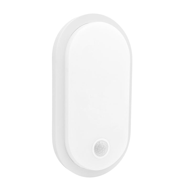 Lampă LED cu senzor de mișcare Maclean, senzor PIR, albă, 10 W/15/18 W, IP65, posibilitatea de a schimba temperatura culorii între 3000/4000/6000 K, MCE534 W