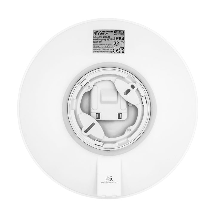 Lampă LED cu senzor PIR Maclean, de tavan, 15 W, 1300 lm, IP54, 220-240 V~ 50/60 Hz, MCE537