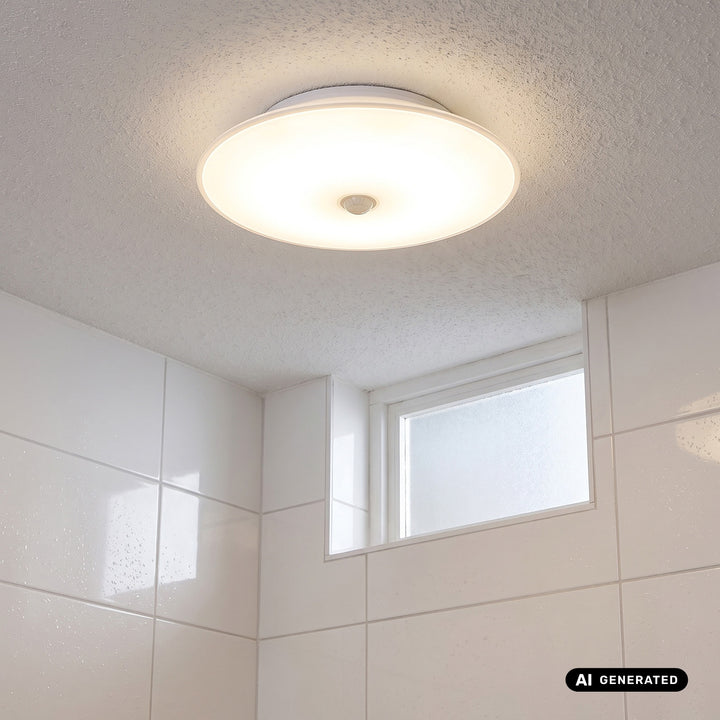 Lampă LED cu senzor PIR Maclean, de tavan, 15 W, 1300 lm, IP54, 220-240 V~ 50/60 Hz, MCE537