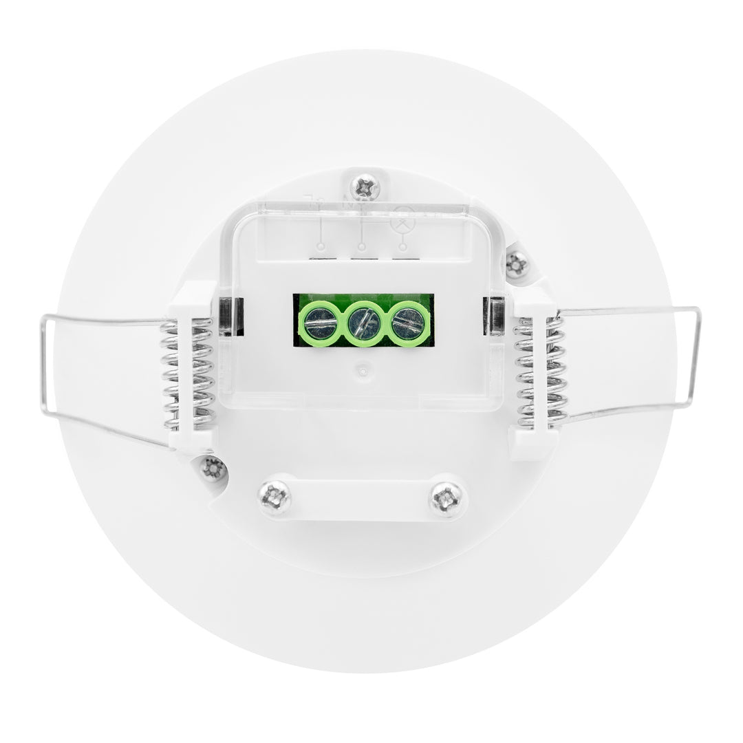 Senzor de prezență PIR Maclean, pentru montare încastrată, rază de acțiune 10x40 m, 1000 W/2000 W, 220-240 V c.a., 50/60 Hz, IP54, MCE822