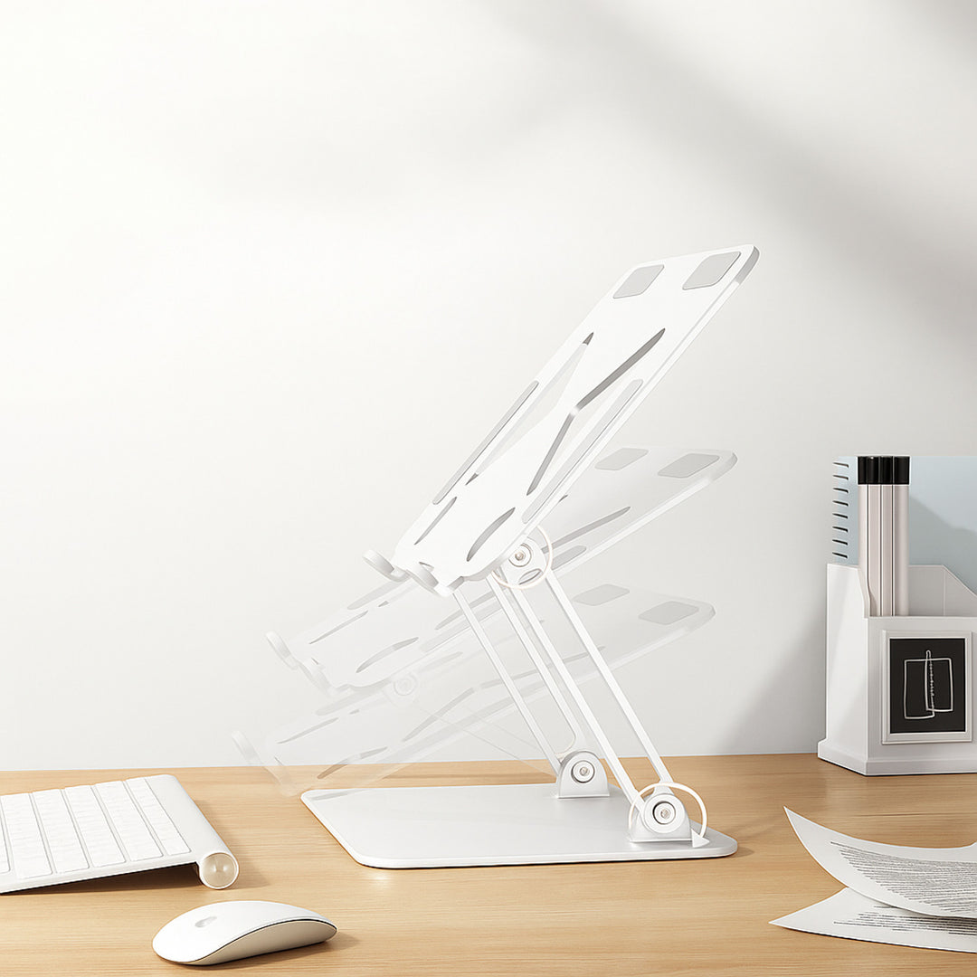 Suport reglabil, ergonomic pentru laptopuri de 10-17 inch SUPORT LAPTOP MT2661W, Mediatech