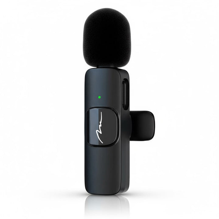 MICRO-MIC DUO – 2 microfoane wireless cu prindere la rever (set), cu clemă, iOS și Android (OTG), mini, super-sensibile. USB-C și LIGHTNING, Mediatech