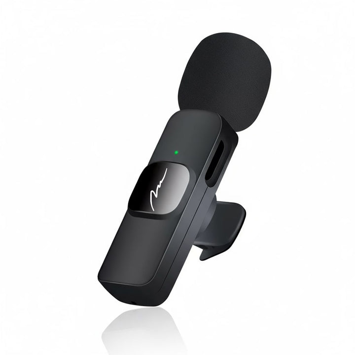 MICRO-MIC DUO – 2 microfoane wireless cu prindere la rever (set), cu clemă, iOS și Android (OTG), mini, super-sensibile. USB-C și LIGHTNING, Mediatech