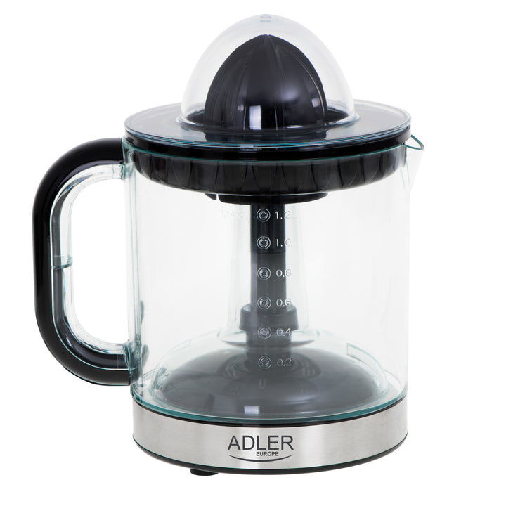 Storcător de citrice Adler, capacitate 1,2 l, putere maximă 60 W, negru, AD 4012