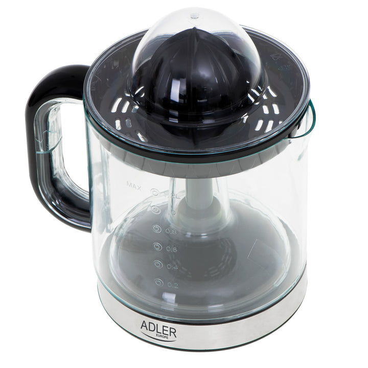 Storcător de citrice Adler, capacitate 1,2 l, putere maximă 60 W, negru, AD 4012