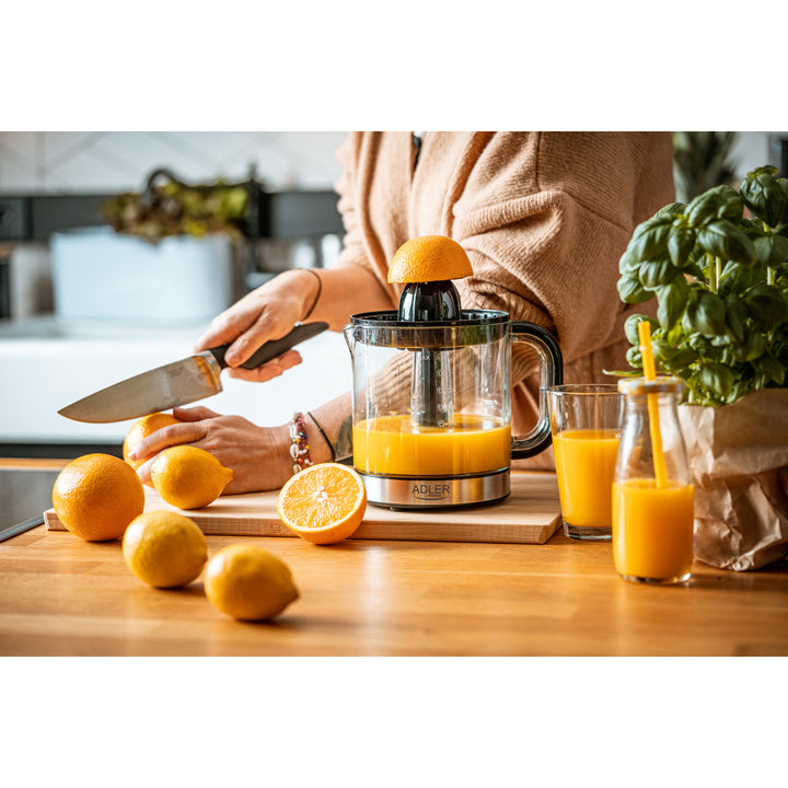 Storcător de citrice Adler, capacitate 1,2 l, putere maximă 60 W, negru, AD 4012