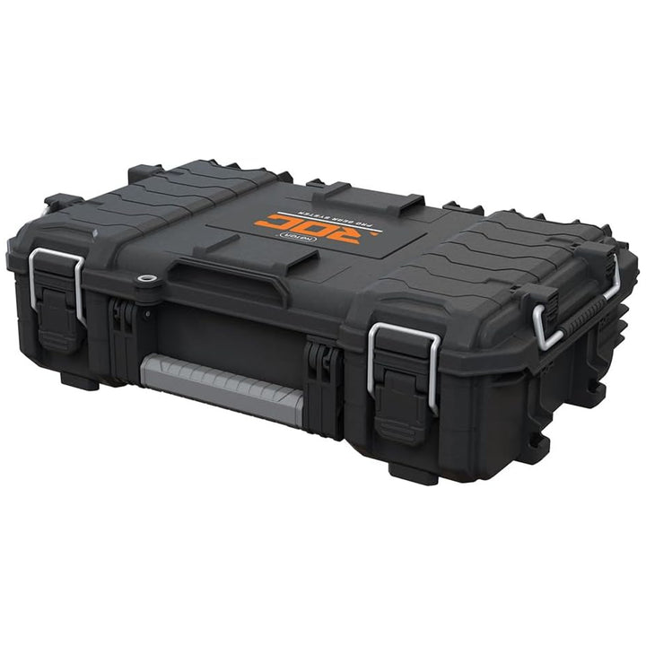 Valiză pentru scule Keter ROC Pro Gear 2.0, capacitate de încărcare de 36 kg, loc pentru lacăt, garnitură de protecție împotriva prafului și apei, organizator cu capac inclus, posibilitate de montare pe perete, 256979