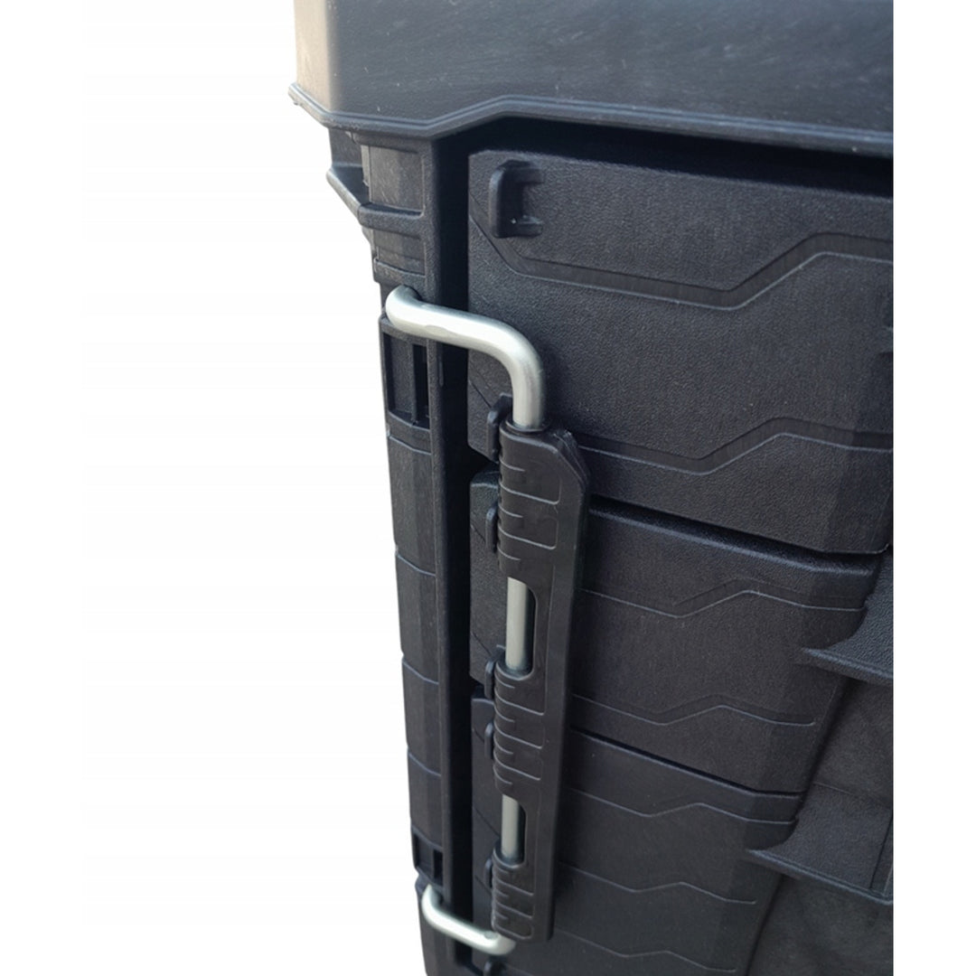 Cutie de scule XL Keter ROC Pro Gear 2.0, cu două sertare, separatoare incluse, loc pentru lacăt, închizători frontale, 259841
