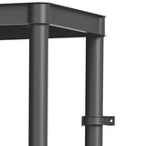 Rafturi Stackaro Solid 75 Kistenberg, sarcină maximă totală 220 kg, 5 rafturi, montare pe perete, KSS75L5HD-S411