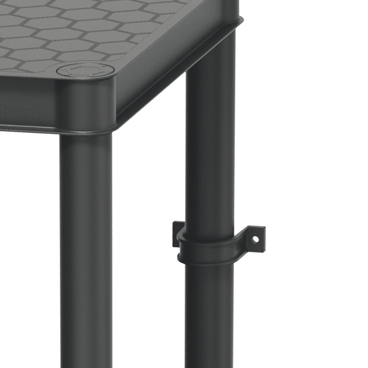 Rafturi Stackaro Solid 60 Kistenberg, sarcină maximă totală 185 kg, 4 rafturi, montare pe perete, KSS60L4HD-S411