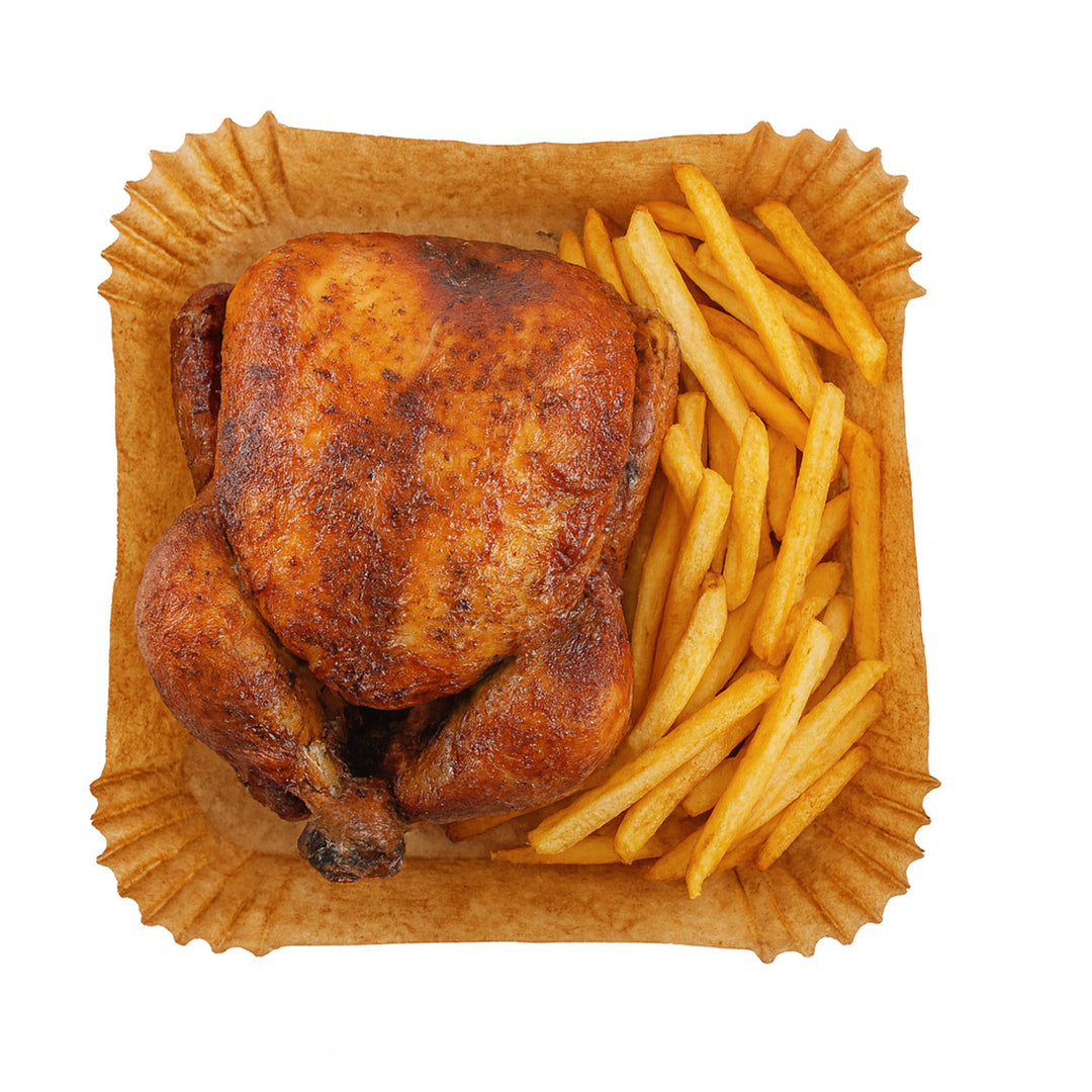 Inserții de hârtie pentru friteuza Adler, 16 cm, până la 240 °C, biodegradabile, 200 bucăți, AD 6731