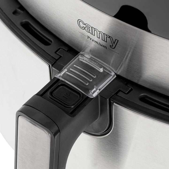 Friteuză fără ulei, 9 programe, 5,0 L, Airfryer, Camry CR 6311 + inserții de hârtie pentru friteuză, 16 cm, biodegradabile, 100 bucăți