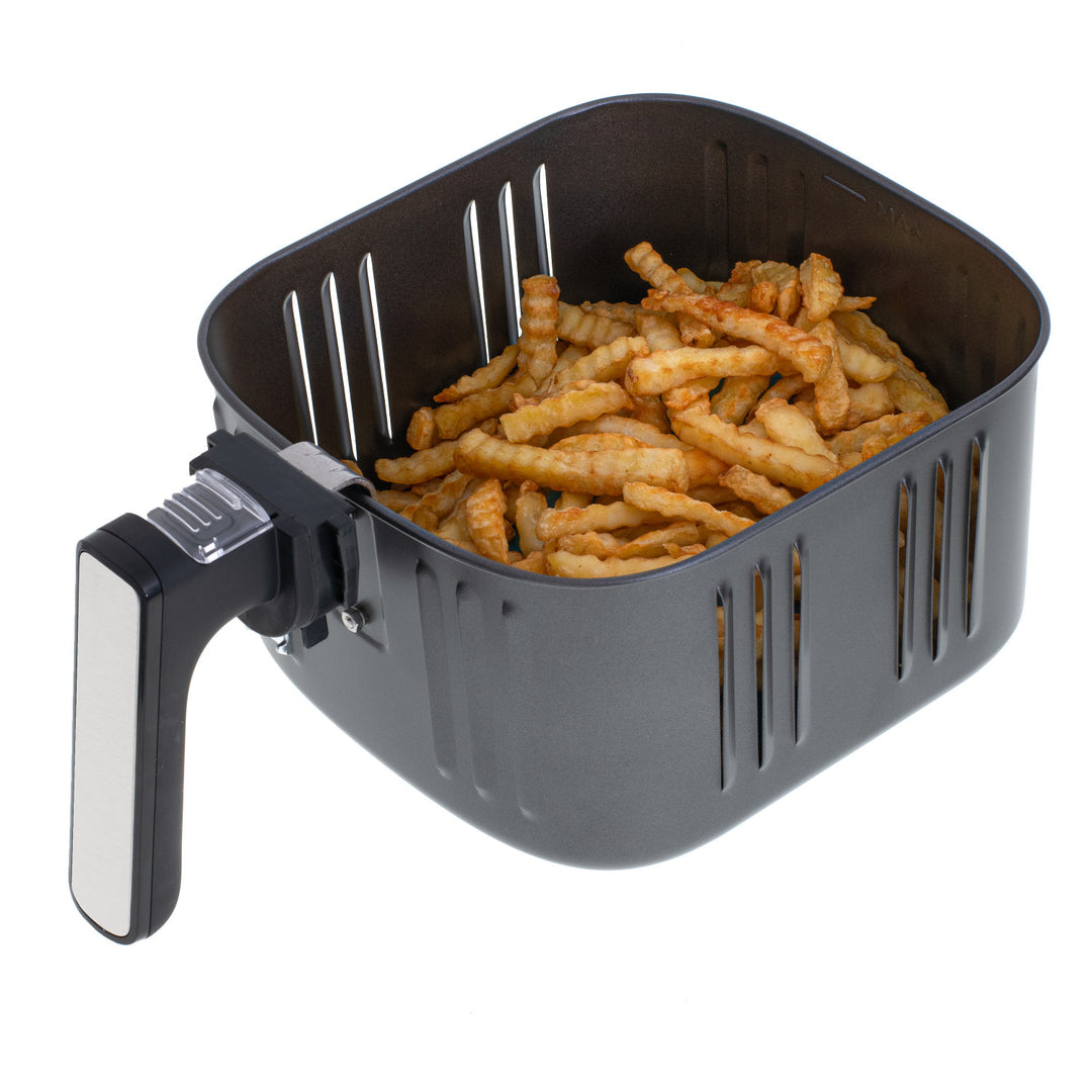 Friteuză fără ulei, 9 programe, 5,0 L, Airfryer, Camry CR 6311 + inserții de hârtie pentru friteuză, 16 cm, biodegradabile, 100 bucăți