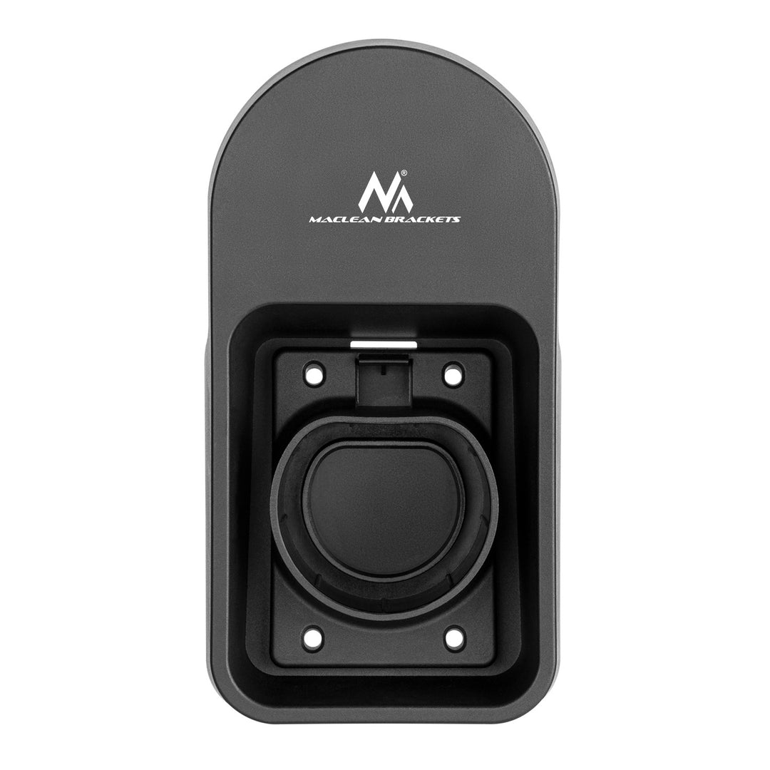Suport de perete pentru cablu și mufă pentru încărcătorul EV Maclean, universal, tip 2, sarcină maximă 10 kg, MC-901