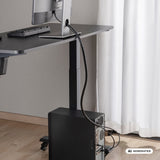 Organizator/protector pentru cabluri Maclean, 15 mm x 1000 mm, negru, MCTV-898 B