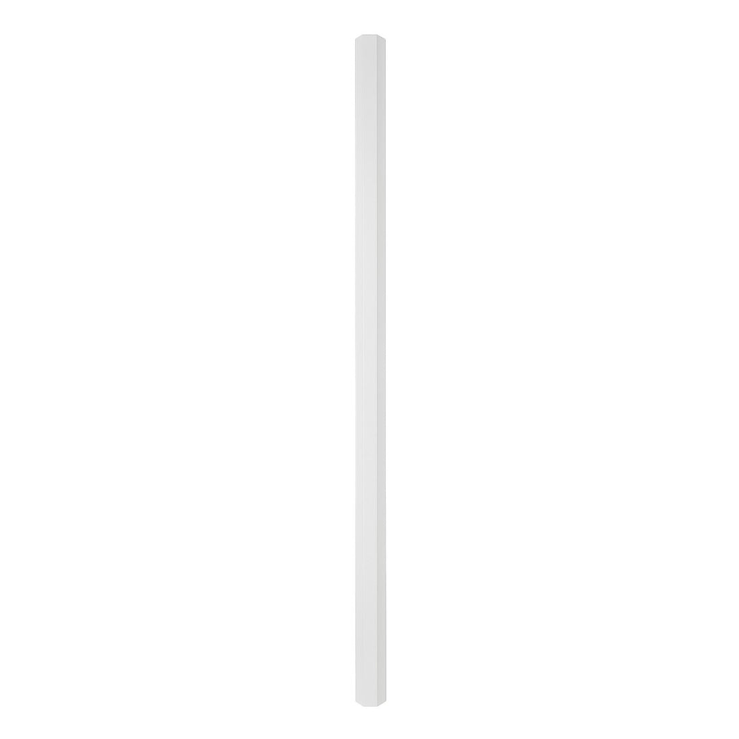 Banda de mascare din aluminiu pentru cabluri Maclean, 33x18x750 mm, albă, MCTV-897 W