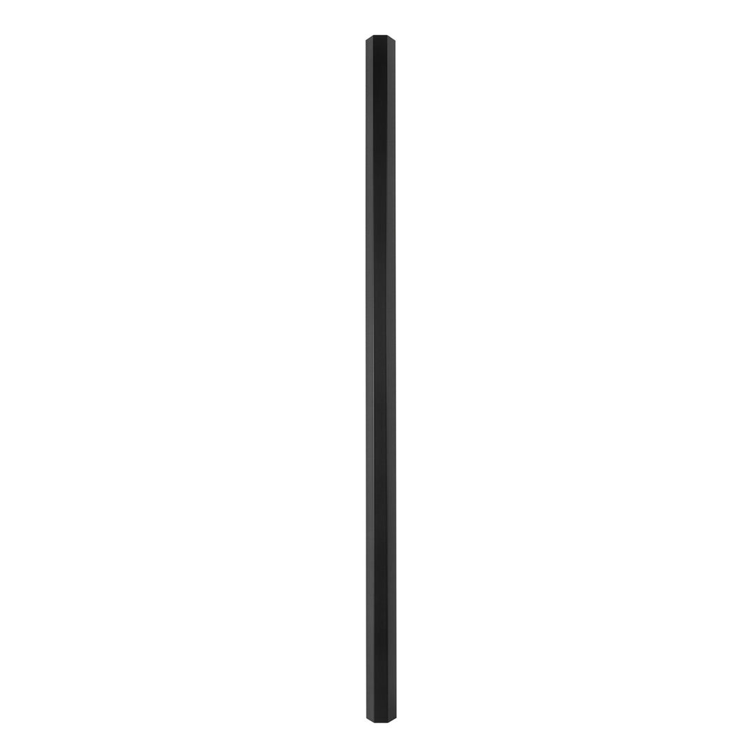 Profil de mascare din aluminiu pentru cabluri Maclean, 33x18x750 mm, negru, MCTV-897 B