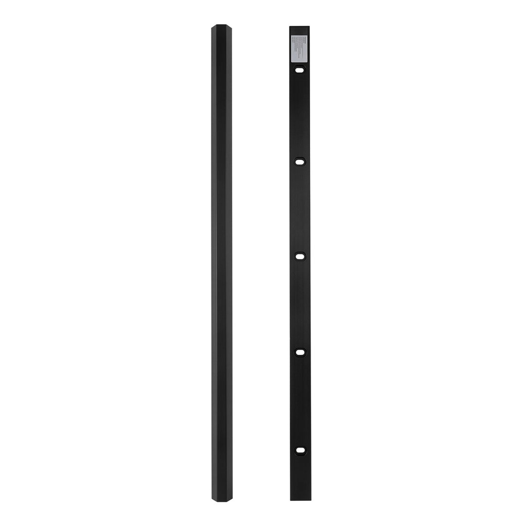 Profil de mascare din aluminiu pentru cabluri Maclean, 33x18x750 mm, negru, MCTV-897 B