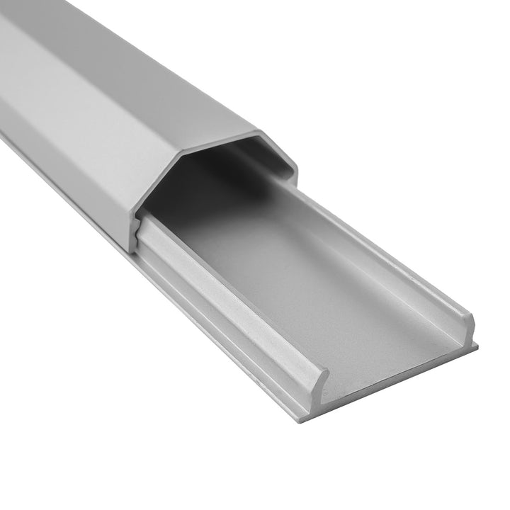 Banda de mascare din aluminiu pentru cabluri Maclean, 33x18x750 mm, argintie, MCTV-897 S
