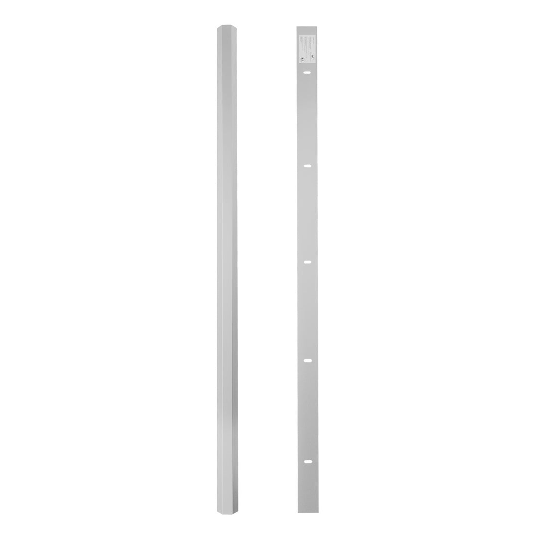 Banda de mascare din aluminiu pentru cabluri Maclean, 33x18x750 mm, argintie, MCTV-897 S