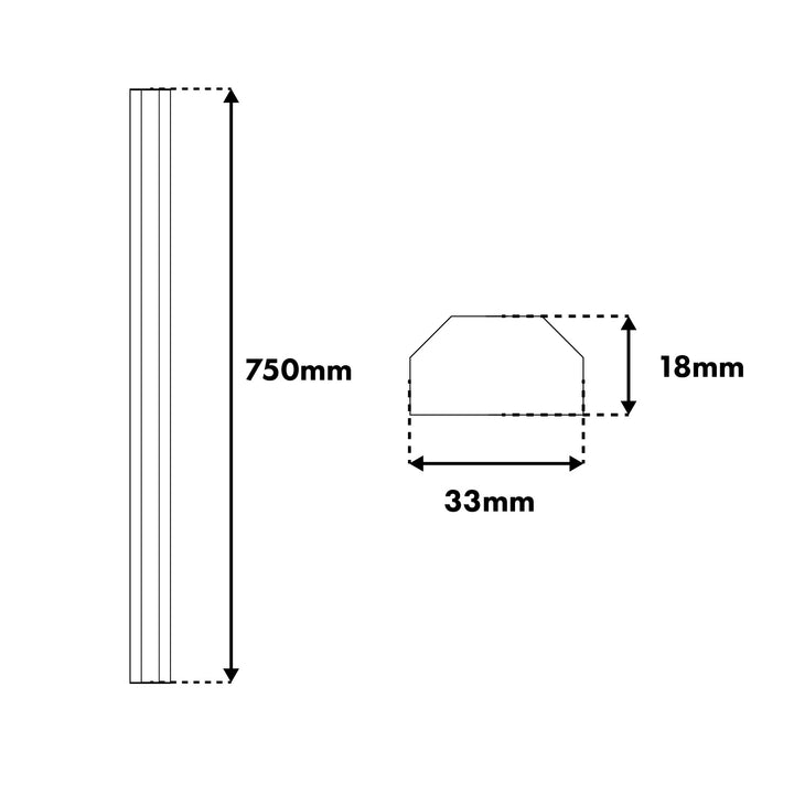 Banda de mascare din aluminiu pentru cabluri Maclean, 33x18x750 mm, argintie, MCTV-897 S
