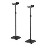 Set de suporturi de podea pentru difuzoare Maclean, universale, reglabile pe verticală și pe orizontală între +10° și -10°, max. 5 kg, MC-916