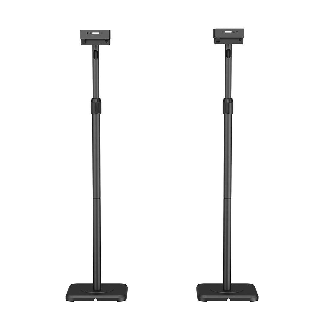 Set de suporturi de podea pentru difuzoare Maclean, universale, reglabile pe verticală și pe orizontală între +10° și -10°, max. 5 kg, MC-916