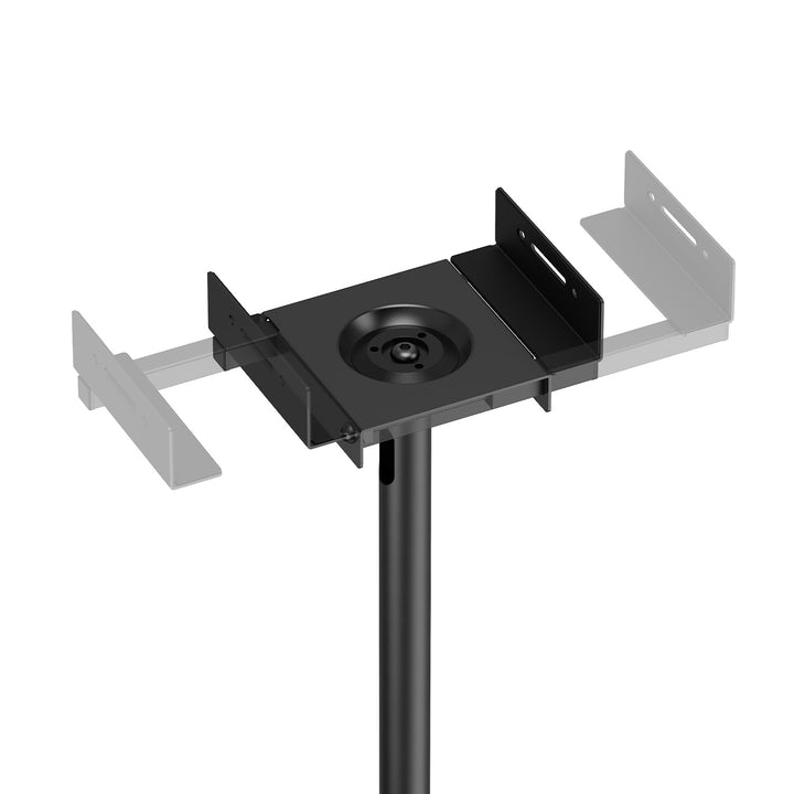 Set de suporturi de podea pentru difuzoare Maclean, universale, reglabile pe verticală și pe orizontală între +10° și -10°, max. 5 kg, MC-916