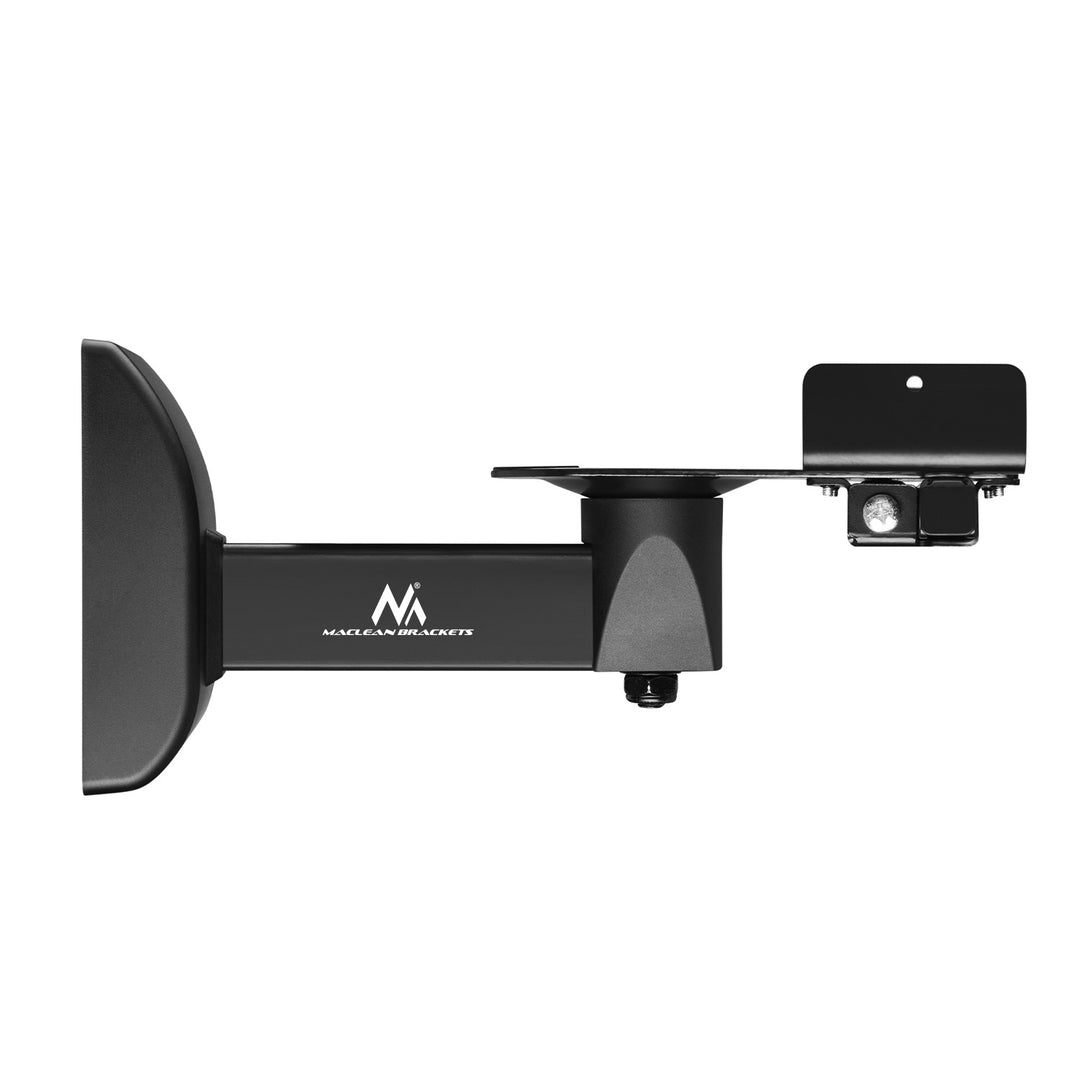 Set de suporturi / cârlige pentru difuzoare Maclean, universal, reglabil pe verticală +8°~-8° și pe orizontală +90°~-90°, max. 15 kg, MC-917