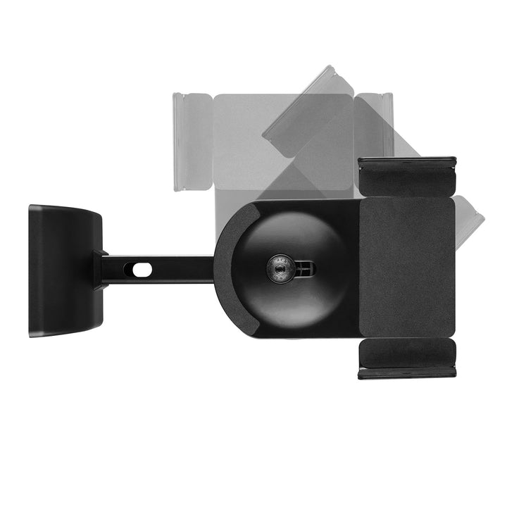 Set de suporturi / cârlige pentru difuzoare Maclean, universal, reglabil pe verticală +8°~-8° și pe orizontală +90°~-90°, max. 15 kg, MC-917
