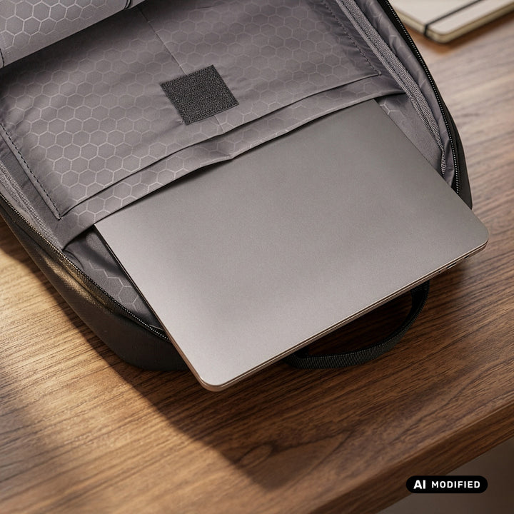 Rucsac pentru laptop NanoRS, 15,6", negru, 41x29x4, impermeabil RS202 B