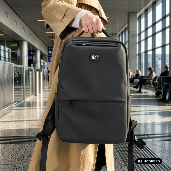 Rucsac pentru laptop NanoRS, 15,6", negru, 41x29x4, impermeabil RS202 B