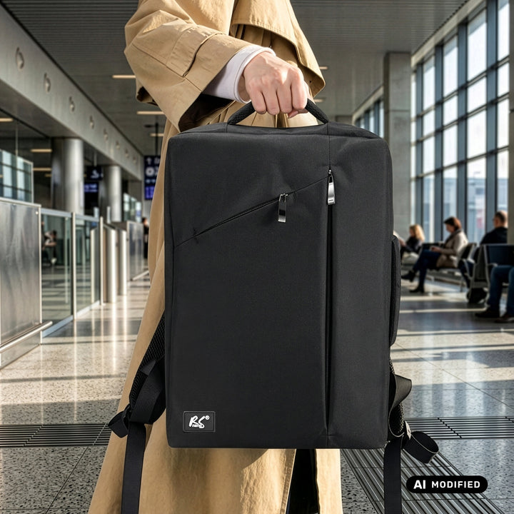 Rucsac pentru laptop NanoRS, 15,6", negru, 43x30x10, impermeabil RS203 B