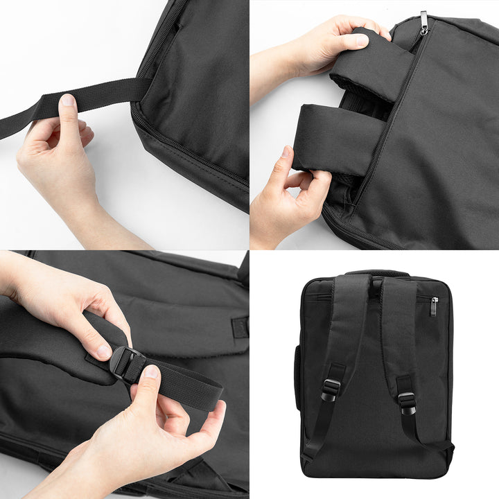 Rucsac pentru laptop NanoRS, 15,6", negru, 43x30x10, impermeabil RS203 B