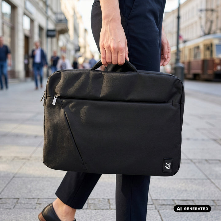 Rucsac pentru laptop NanoRS, 15,6", negru, 43x30x10, impermeabil RS203 B