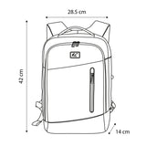 Rucsac pentru laptop NanoRS, 15,6", negru, 42x28,5x14, impermeabil RS204 B