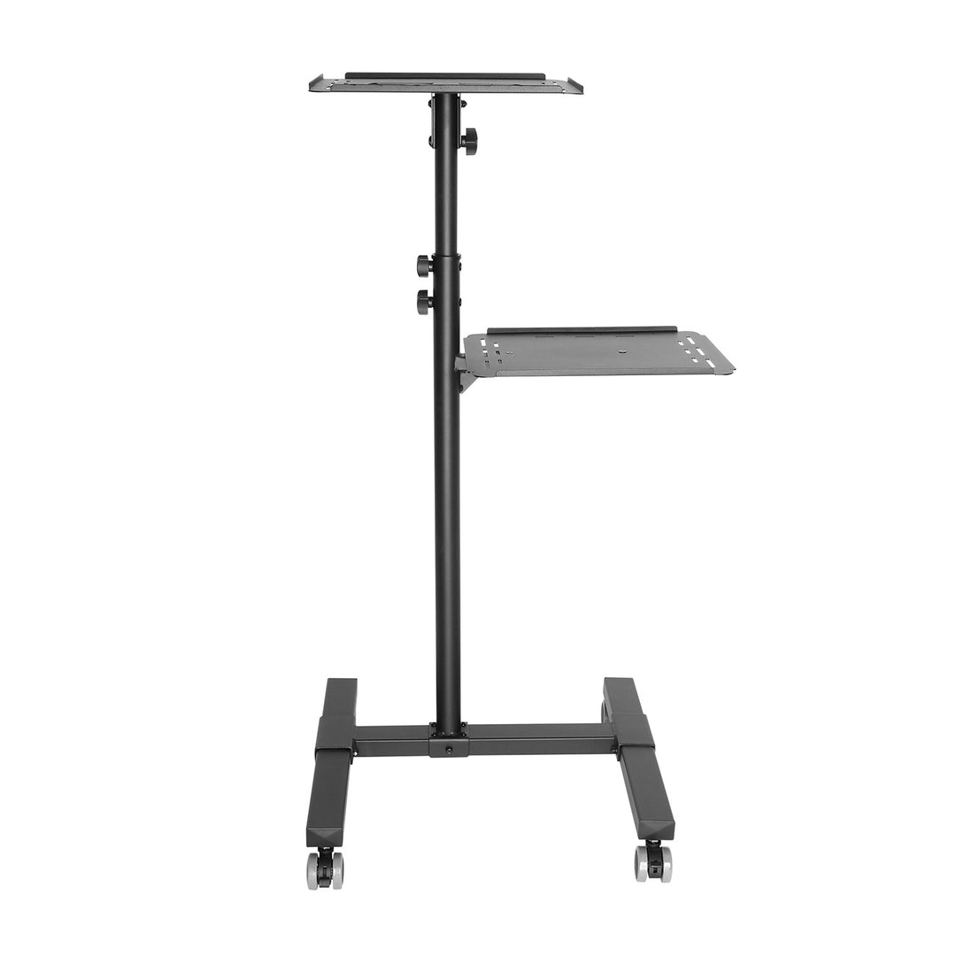 Măsuță mobilă pentru proiector/laptop Maclean, reglabilă, din oțel, max. 10 kg, MC-207