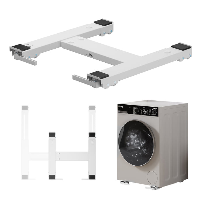Suport mobil pentru aparate electrocasnice de până la 300 kg, Maclean, universal, reglabil, lățime maximă 450-700 mm, MC-918