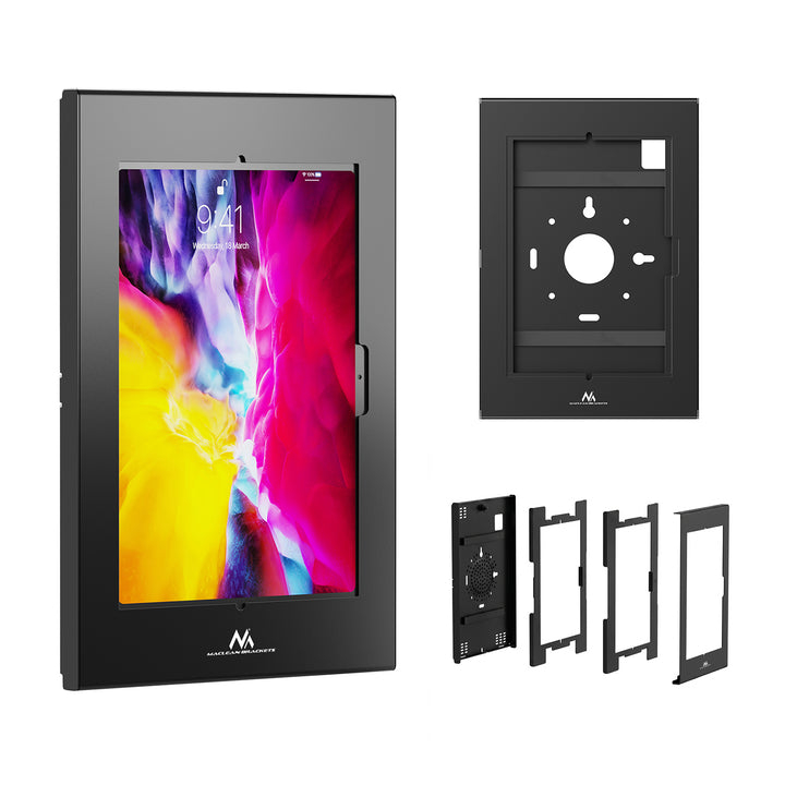 Suport publicitar pentru tabletă Maclean, cu sistem de blocare, 10,9"-11", iPad Air/Pro, Samsung Tab A&S Series, 220x323x22 mm, MC-955 B