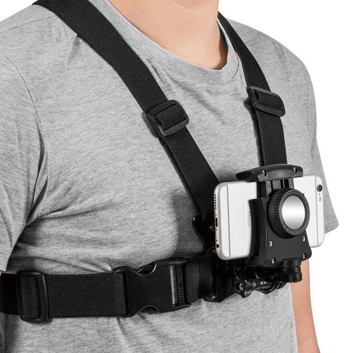 Rucsac cu lumină de semnalizare LED, telecomandă, rezistent la apă: telecomandă IPx5, rucsac IPX2 + curele de umăr sportive pentru telefonul Maclean