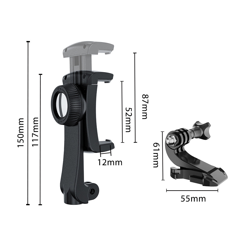 Rucsac cu lumină de semnalizare LED, telecomandă, rezistență la apă: telecomandă IPx5, rucsac IPX2 + bretele universale pentru sport, pentru telefon, aparat foto, camere GoPro și altele, mâner rotativ, MC-294