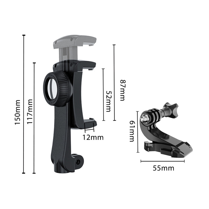 Rucsac cu lumină de semnalizare LED, telecomandă, rezistență la apă: telecomandă IPx5, rucsac IPX2 + bretele universale pentru sport, pentru telefon, aparat foto, camere GoPro și altele, mâner rotativ, MC-294