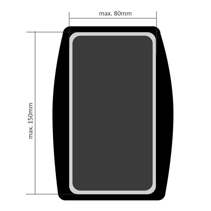 Rucsac cu lumină de semnalizare LED, telecomandă, impermeabil: telecomandă IPx5, rucsac IPX2 + ham pentru telefon sportiv Maclean, universal, MC-446