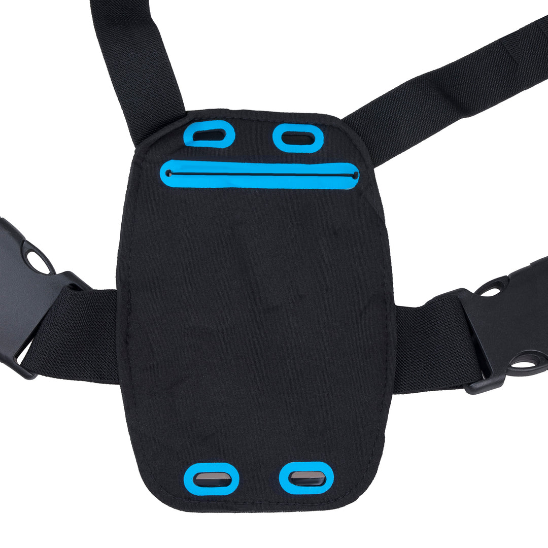 Rucsac cu lumină de semnalizare LED, telecomandă, impermeabil: telecomandă IPx5, rucsac IPX2 + ham pentru telefon sportiv Maclean, universal, MC-446