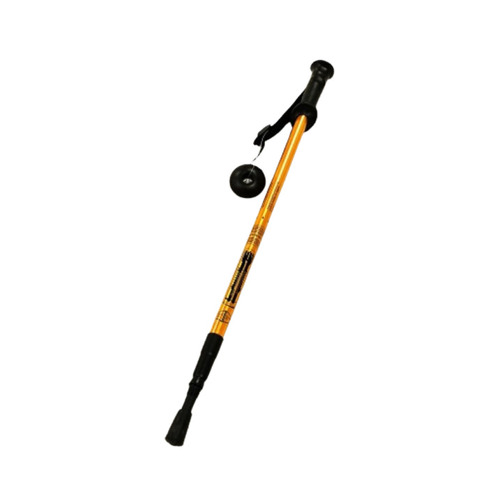 Bastoane din aluminiu pentru Nordic Walking, 65–135 cm, telescopice, aurii