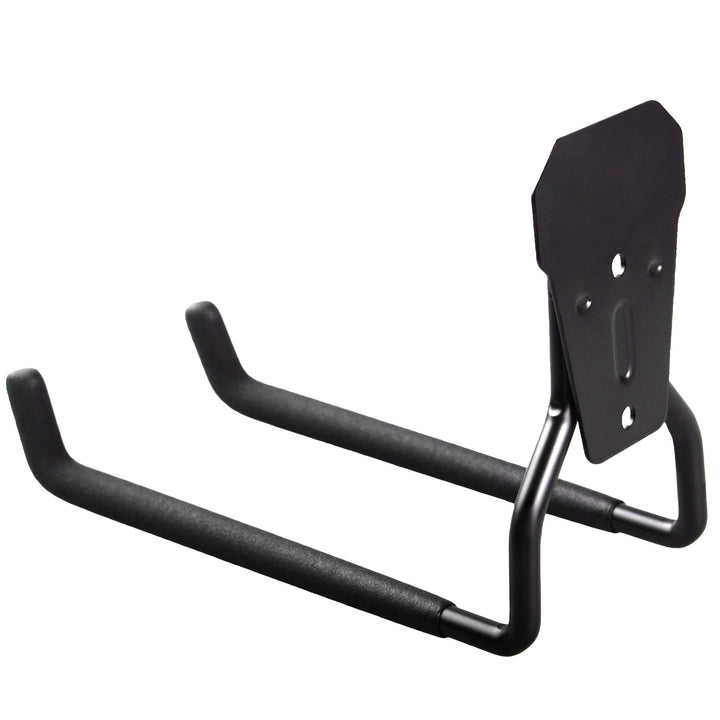 Suport/cârlig de perete Maclean pentru anvelope, unelte de grădinărit, scări, furtunuri, biciclete, oțel, sarcină maximă 35 kg, MC-440, 4 bucăți