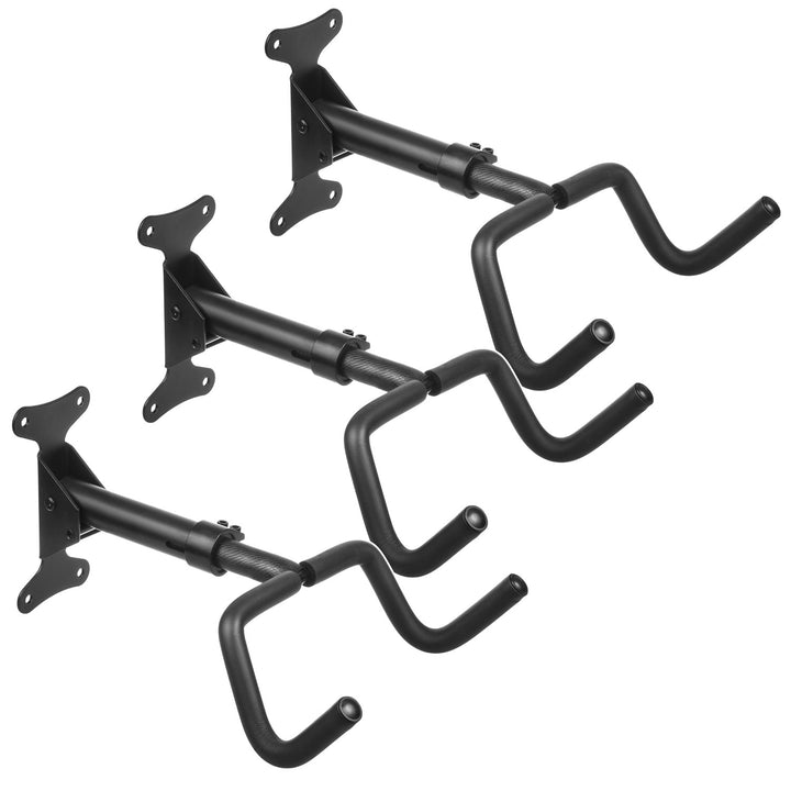Suport pentru biciclete/suport de perete Maclean, orizontal, oțel, sarcină maximă 30 kg, MC-431, 3 bucăți