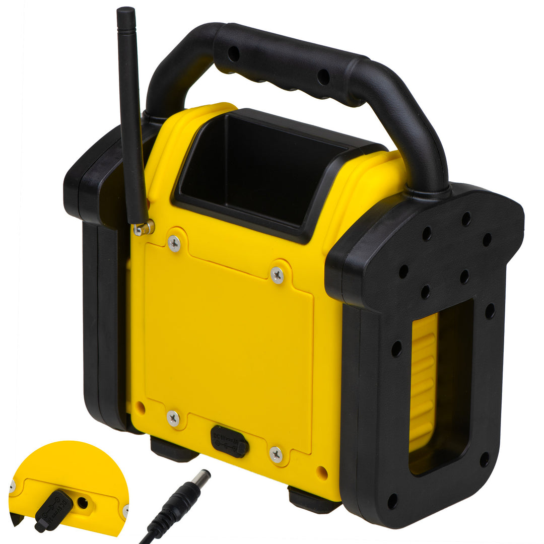 Radio pentru șantier Adler, Bluetooth 5.1, IPX 54, putere 10 W, AD 1911