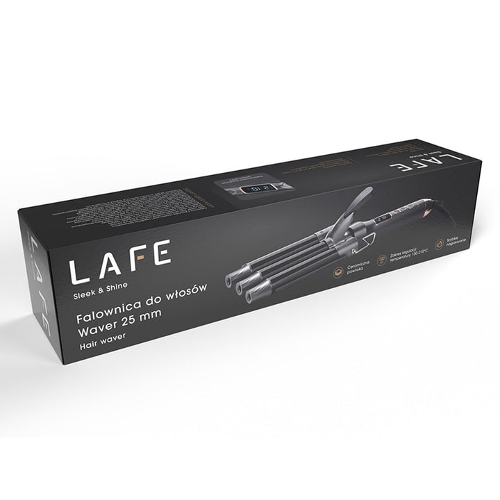 Ondulator pentru păr LAFE, diametru încălzitor 25 mm, putere 105 W, Sleek & Shine Waver
