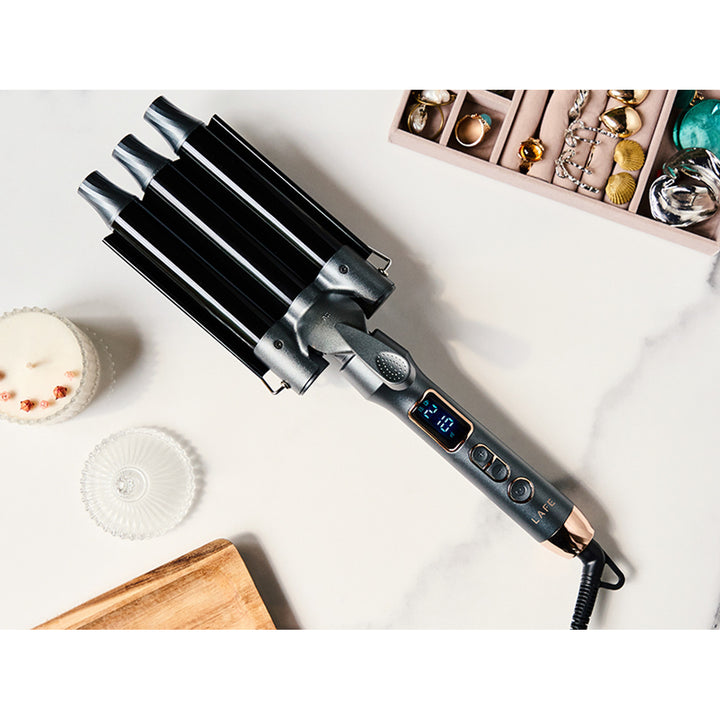 Ondulator pentru păr LAFE, diametru încălzitor 25 mm, putere 105 W, Sleek & Shine Waver